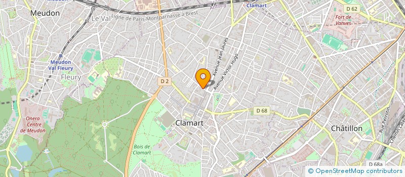 localisation de l'entreprise MADAME SILVIANE DOS SANTOS à CLAMART