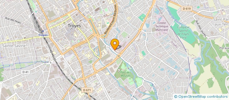 localisation de l'entreprise MADAME SILVIE KINDOKI MATUFUILA à TROYES