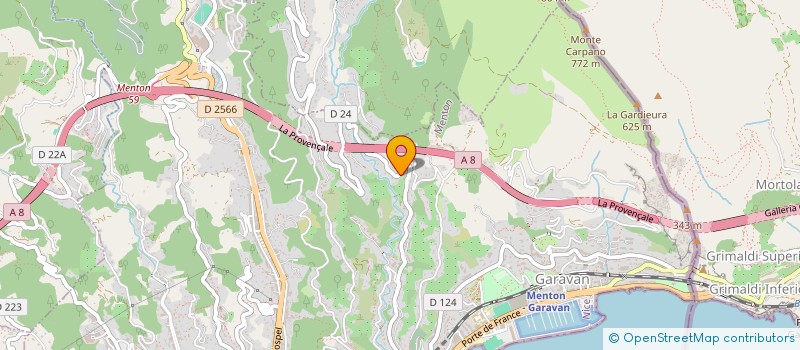 localisation de l'entreprise MADAME SILVINA ISABEL DA MOTA FERNANDES  MENTON