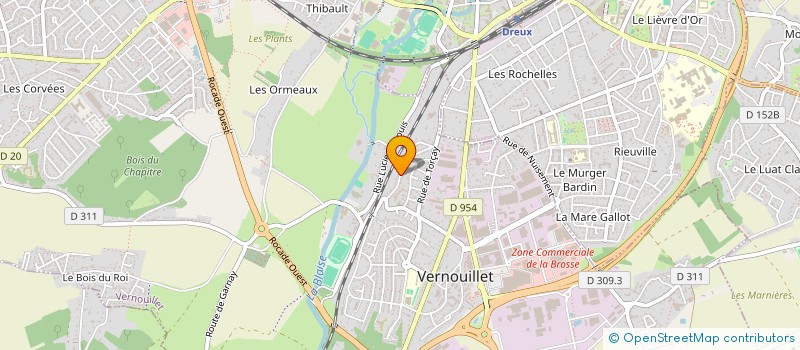 localisation de l'entreprise MADAME SILYA HAMMICHE à VERNOUILLET