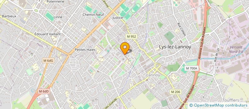 localisation de l'entreprise MADAME SILYA MERZOUK  LYS-LEZ-LANNOY