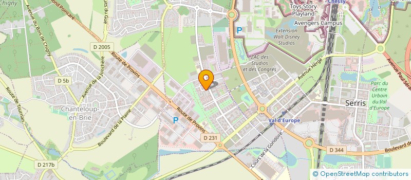 localisation de l'entreprise MADAME SIM CHI LIAW  MONTEVRAIN