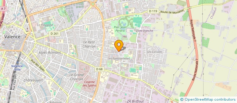localisation de l'entreprise MADAME SIM CHY à VALENCE