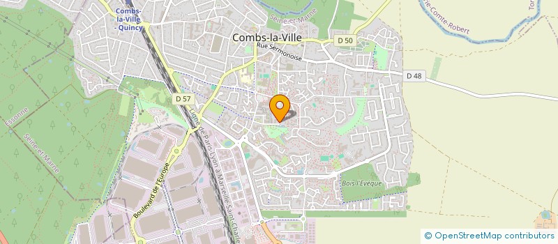 localisation de l'entreprise MADAME SIMA HOSSEINI  COMBS-LA-VILLE