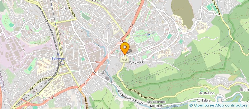 localisation de l'entreprise MADAME SIMAYI MAILIYAN  SAINT-ETIENNE