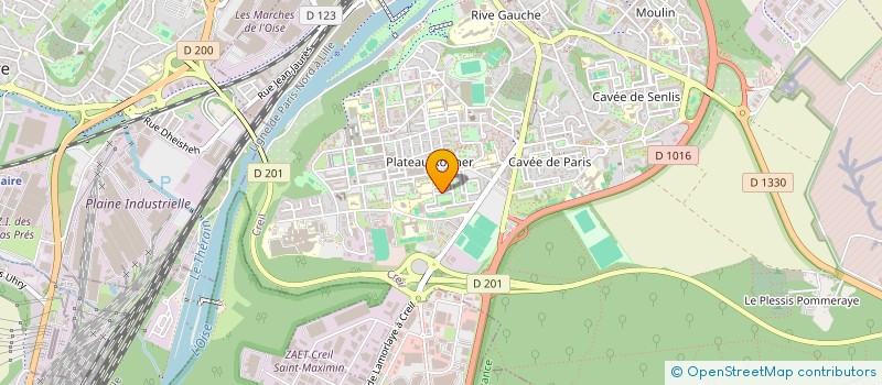 localisation de l'entreprise MADAME SIMBELOU KANTE  CREIL