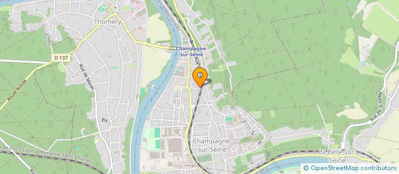 localisation de l'entreprise MADAME SIMDIA VULCAIN  CHAMPAGNE-SUR-SEINE