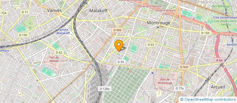 localisation de l'entreprise MADAME SIMINE NAZARI  MONTROUGE