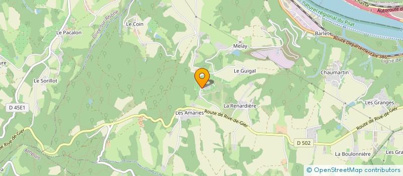 localisation de l'entreprise MADAME SIMON FEISTHAUER FOURNET  SAINT-ROMAIN-EN-GAL