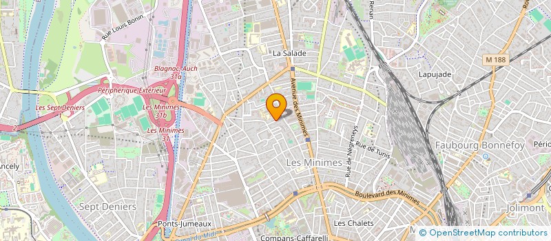 localisation de l'entreprise MADAME SIMON VALERIO à TOULOUSE