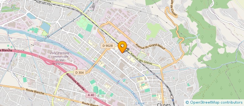 localisation de l'entreprise MADAME SIMONA ANTOHI  CLUSES