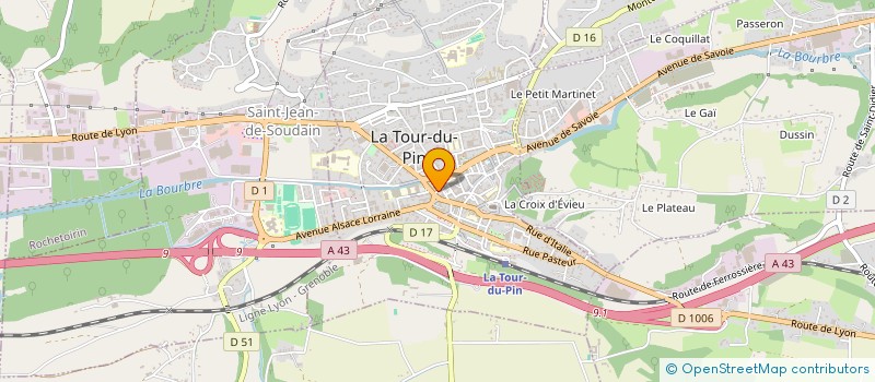 localisation de l'entreprise MADAME SIMONA BONESCU  LA TOUR-DU-PIN