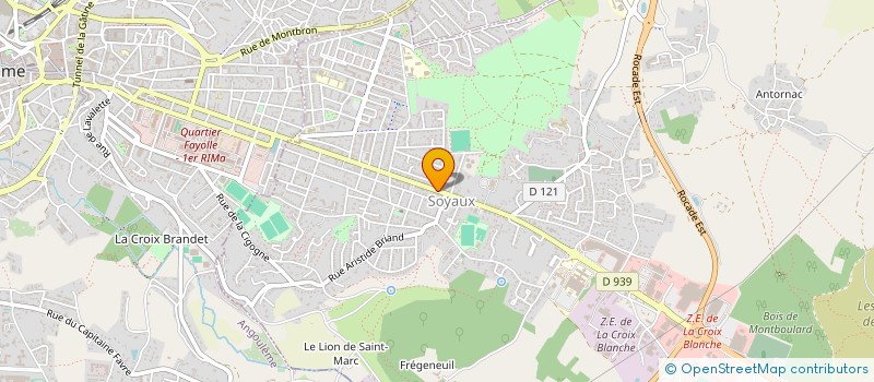 localisation de l'entreprise MADAME SIMONA BUGA  SOYAUX