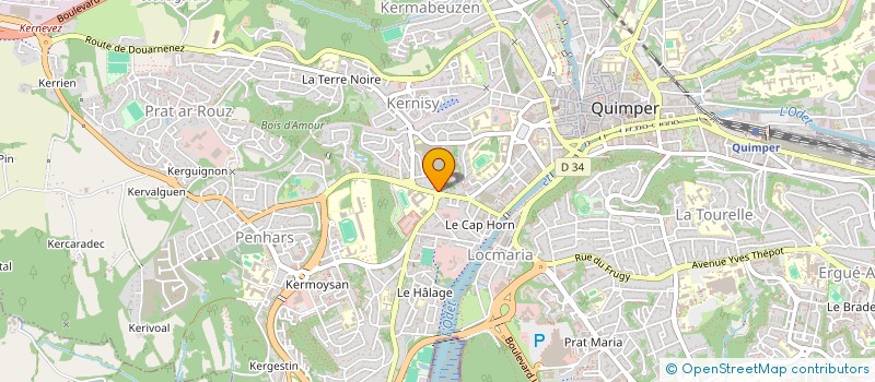 localisation de l'entreprise MADAME SIMONA-DENISA LACATUS à QUIMPER