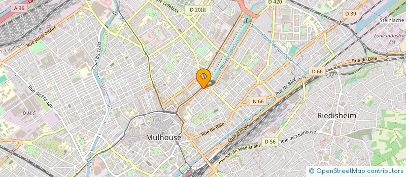 localisation de l'entreprise MADAME SIMONA GRISENDI  MULHOUSE