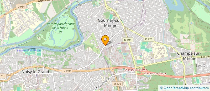 localisation de l'entreprise MADAME SIMONA PRASILOVA  GOURNAY-SUR-MARNE