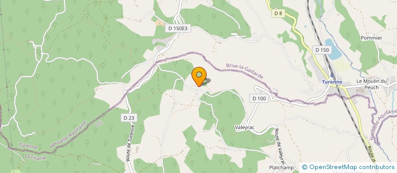 localisation de l'entreprise MADAME SIMONA SELO  CRESSENSAC-SARRAZAC