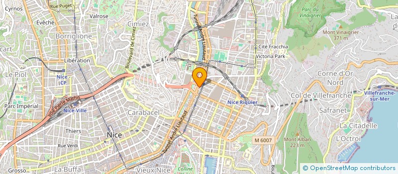 localisation de l'entreprise MADAME SIMONA SIMONETTI  NICE