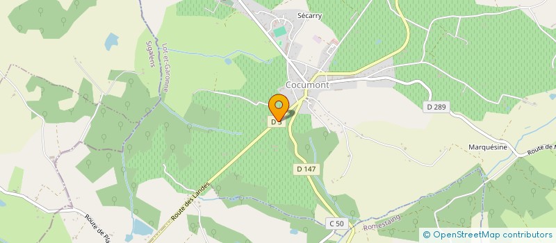 localisation de l'entreprise MADAME SIMONA URS  COCUMONT