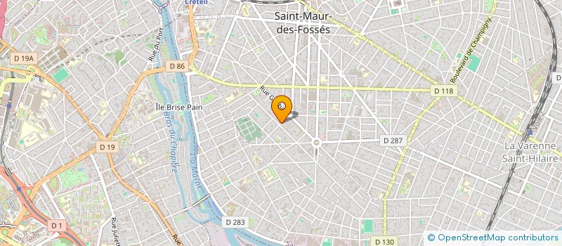 localisation de l'entreprise MADAME SIMONA VALLI  SAINT-MAUR-DES-FOSSES