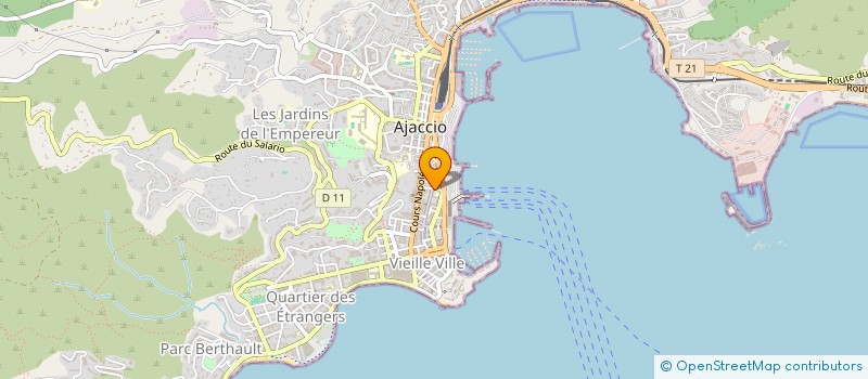 localisation de l'entreprise MADAME SIMONA VIDRASCU à AJACCIO
