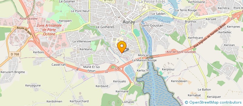 localisation de l'entreprise MADAME SIMONE AIMEE LE GUENNEC à AURAY