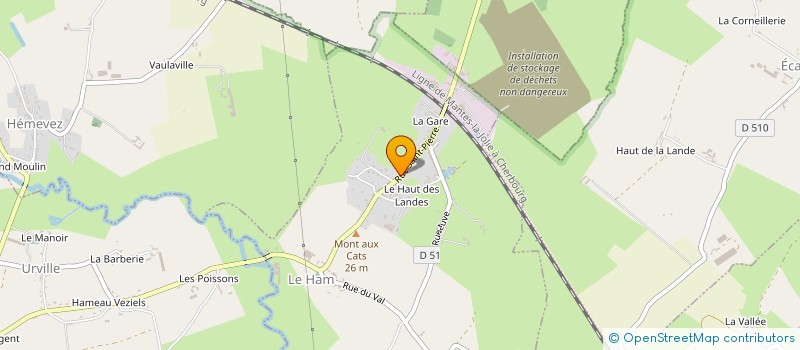 localisation de l'entreprise MADAME SIMONE ALEXANDRE à LE HAM