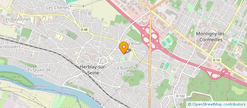 localisation de l'entreprise MADAME SIMONE ALVES GIL  HERBLAY-SUR-SEINE