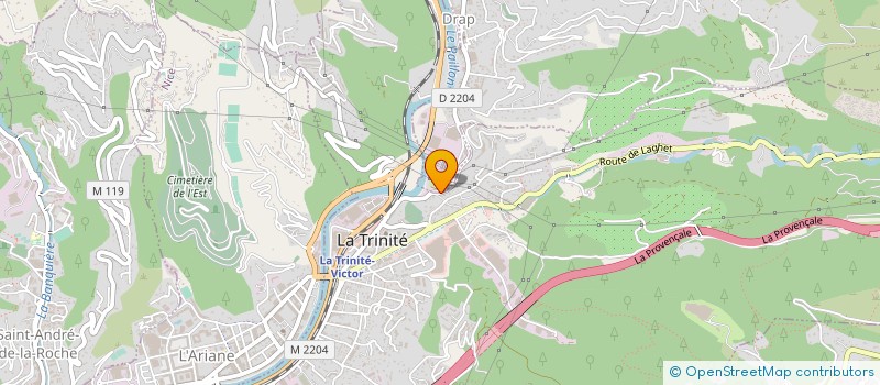 localisation de l'entreprise MADAME SIMONE AMICHIA à LA TRINITE