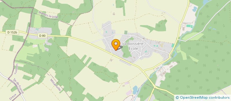 localisation de l'entreprise MADAME SIMONE ANDRE  LA BOISSIERE-ECOLE
