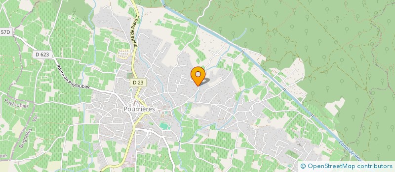 localisation de l'entreprise MADAME SIMONE ANNA GARGUILO  POURRIERES