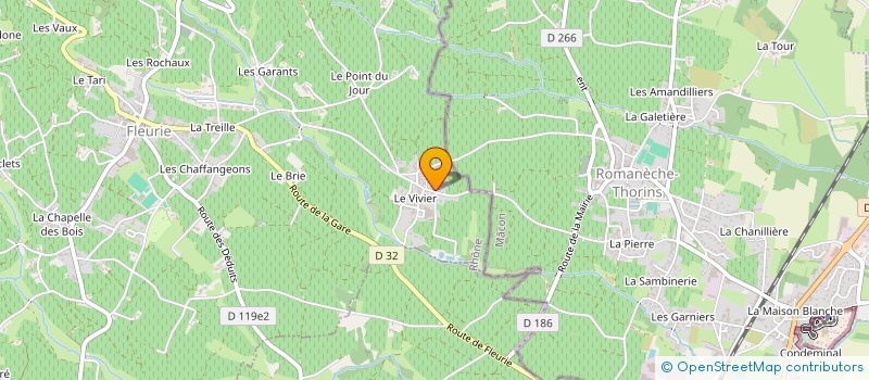 localisation de l'entreprise MADAME SIMONE AUFRAND à FLEURIE