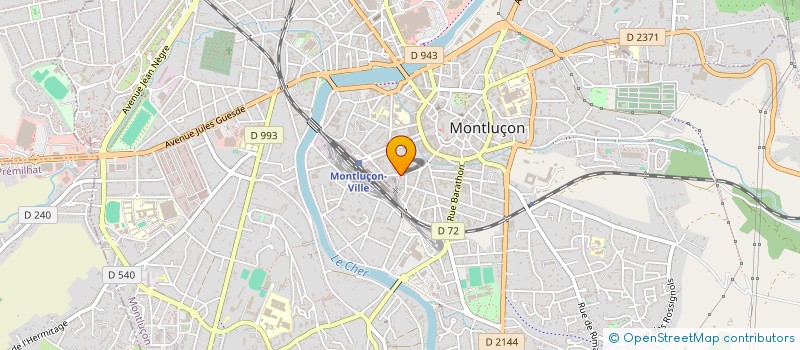 localisation de l'entreprise MADAME SIMONE AULANIER  MONTLUCON
