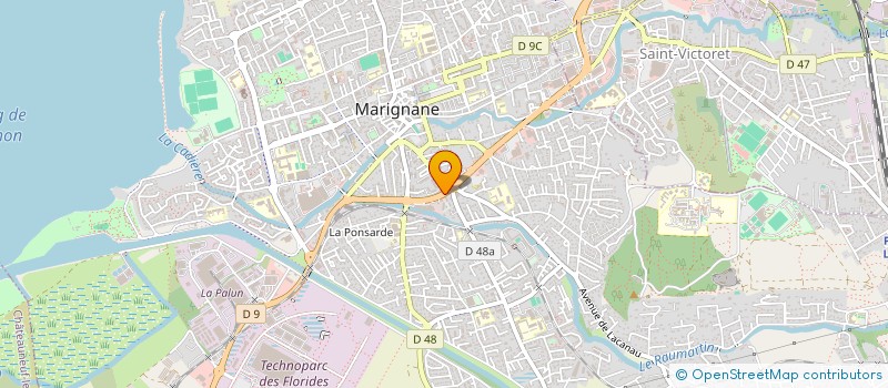localisation de l'entreprise MADAME SIMONE AULOMBARD à MARIGNANE