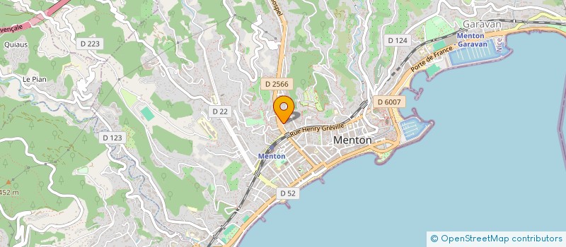 localisation de l'entreprise MADAME SIMONE BALAND à MENTON
