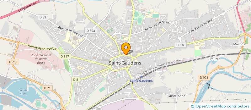 localisation de l'entreprise MADAME SIMONE BALESTOR  SAINT-GAUDENS