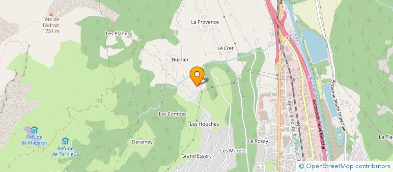 localisation de l'entreprise MADAME SIMONE BALLET-BAZ  SALLANCHES