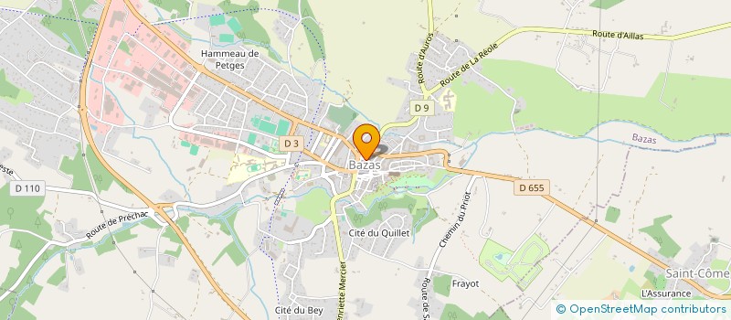 localisation de l'entreprise MADAME SIMONE BARRAU  BAZAS