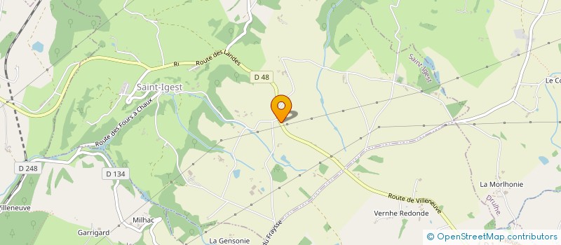 localisation de l'entreprise MADAME SIMONE BATTUT  SAINT-IGEST