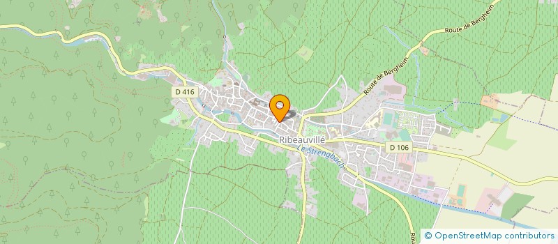 localisation de l'entreprise MADAME SIMONE BAUMERT  RIBEAUVILLE