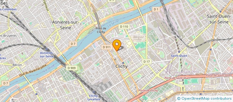 localisation de l'entreprise MADAME SIMONE BEERMANN  CLICHY