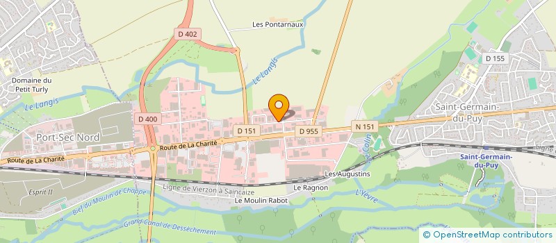 localisation de l'entreprise MADAME SIMONE BELLEVILLE  SAINT-GERMAIN-DU-PUY