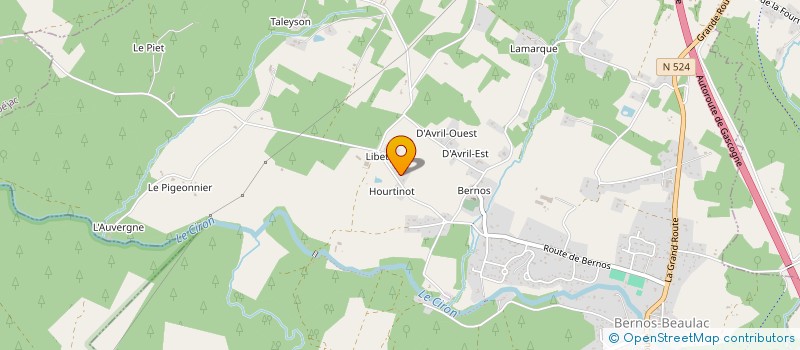 localisation de l'entreprise MADAME SIMONE BELLOC  BAZAS