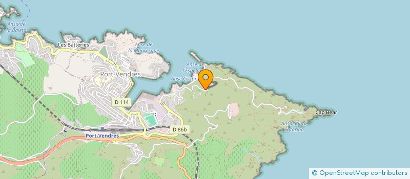 localisation de l'entreprise MADAME SIMONE BERDUGONE  PORT-VENDRES