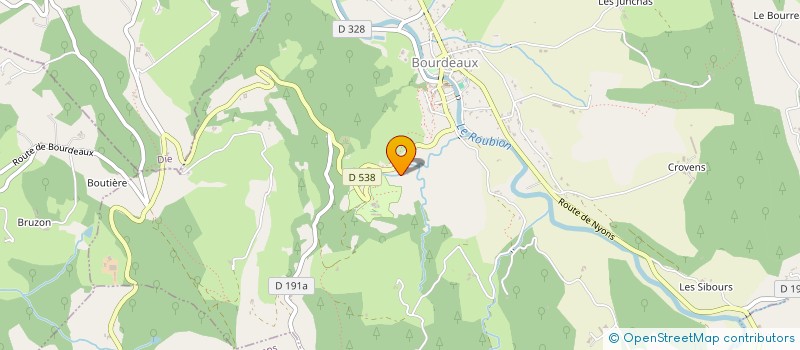 localisation de l'entreprise MADAME SIMONE BERGER  BEZAUDUN-SUR-BINE