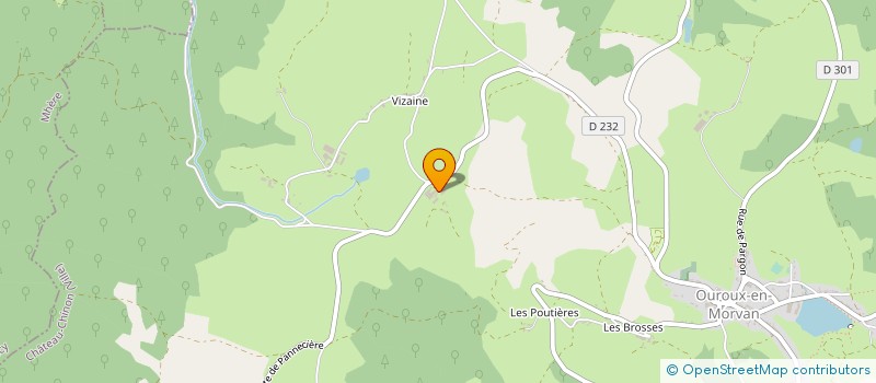 localisation de l'entreprise MADAME SIMONE BERTOUX à OUROUX-EN-MORVAN