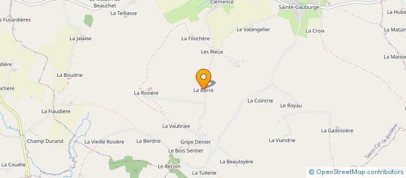 localisation de l'entreprise MADAME SIMONE BIGEAULT à DAME-MARIE