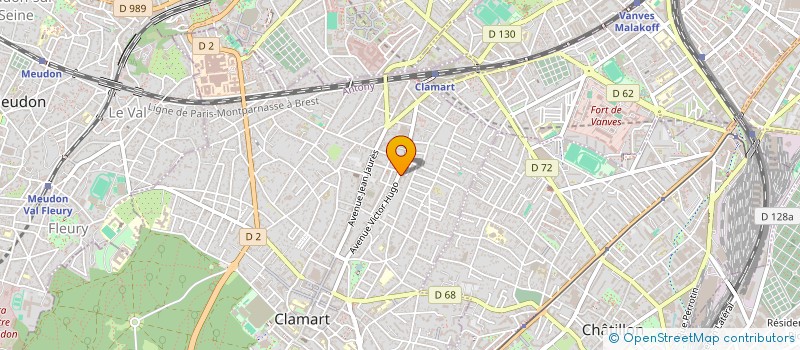 localisation de l'entreprise MADAME SIMONE BIGOT à CLAMART