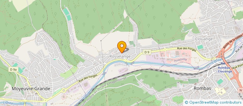 localisation de l'entreprise MADAME SIMONE BLAISE  ROSSELANGE