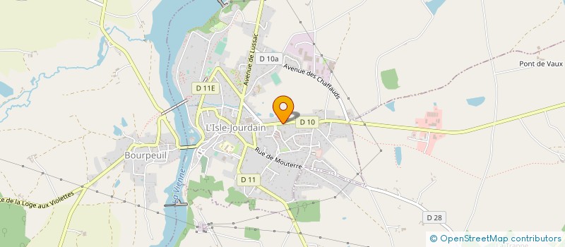 localisation de l'entreprise MADAME SIMONE BLANCHET  L'ISLE JOURDAIN